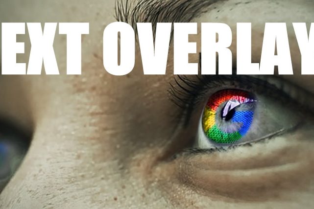 Google-eye-search-text-overlay web design text overlays