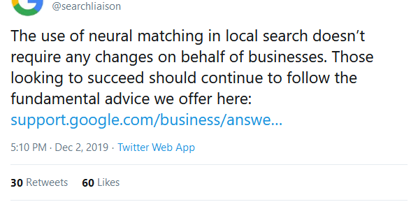 use of neural matching