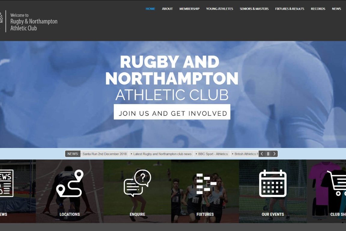 Rugby and Northampton Athletic Club website