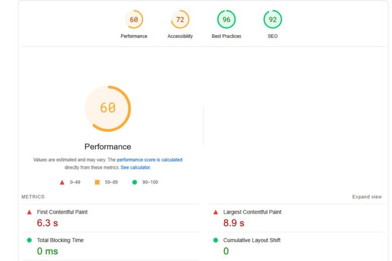 Screenshot 2025-02-25 130235 Google page speed insights